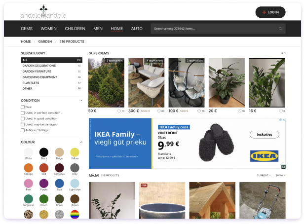 Andele Mandele - Platform Optimization